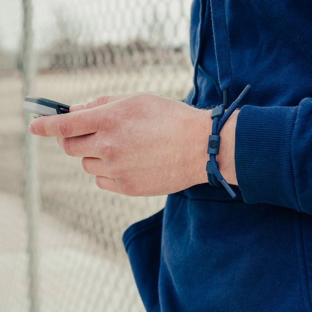 "Obsidian" Knotted Bracelet - Image 5