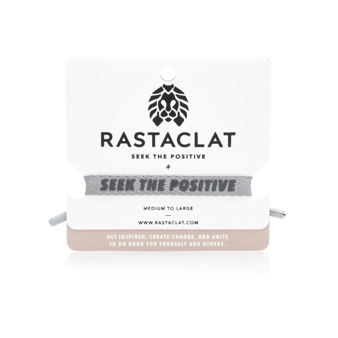 "Seek the Positive" Printed Single Lace Bracelet - Image 6